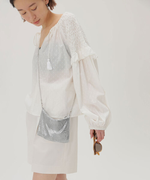 SLOBE citron.(スローブシトロン)の「《追加3》SLOBE citron. kira kira BAG(ショルダーバッグ・レディース・ブラック/シルバー・FREE)」の14枚目の写真