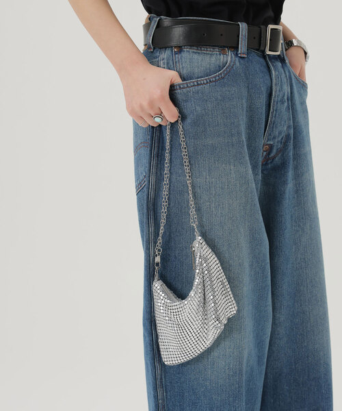 SLOBE citron.(スローブシトロン)の「《追加3》SLOBE citron. kira kira BAG(ショルダーバッグ・レディース・ブラック/シルバー・FREE)」の16枚目の写真