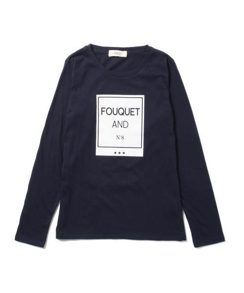 B:MING by BEAMS（ビーミングバイビームス）の「ビーミング by ビームス / フロッキープリントロングTシャツ（Tシャツ/カットソー・レディース・オフホワイト/ライトグレー/レッド系その他/ネイビー・ONE SIZE）」の19枚目の写真