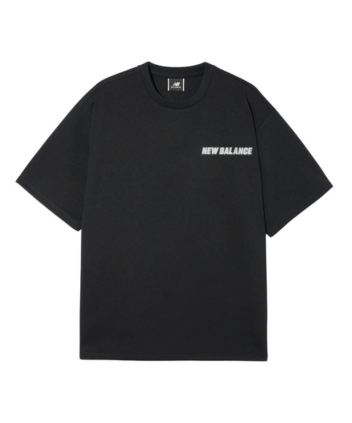 NEW BALANCE(ニューバランス)の「New Balance Met24 Reflection NB Logo Tee AMT45005(Tシャツ/カットソー・メンズ・ブラック/グレー/ホワイト・LARGE/MEDIUM/XL)」の3枚目の写真