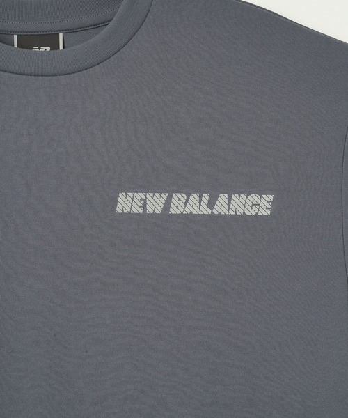 NEW BALANCE(ニューバランス)の「New Balance Met24 Reflection NB Logo Tee AMT45005(Tシャツ/カットソー・メンズ・ブラック/グレー/ホワイト・LARGE/MEDIUM/XL)」の7枚目の写真