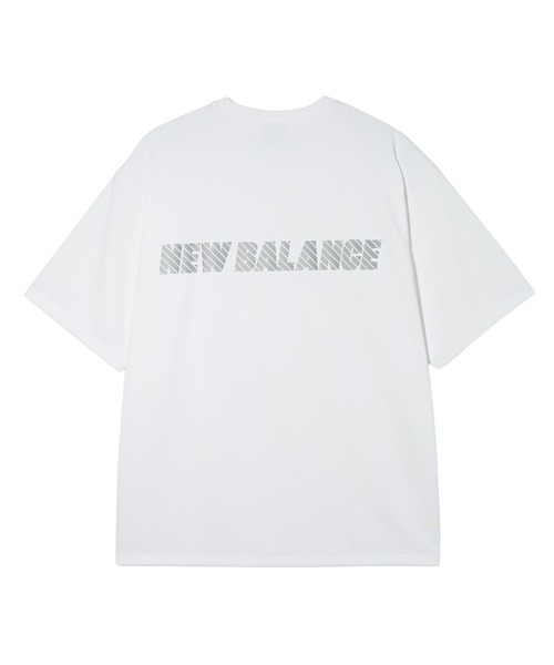 NEW BALANCE(ニューバランス)の「New Balance Met24 Reflection NB Logo Tee AMT45005(Tシャツ/カットソー・メンズ・ブラック/グレー/ホワイト・LARGE/MEDIUM/XL)」の4枚目の写真
