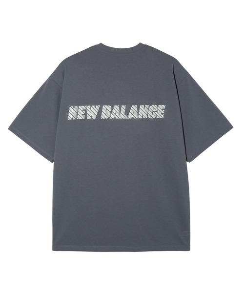 NEW BALANCE(ニューバランス)の「New Balance Met24 Reflection NB Logo Tee AMT45005(Tシャツ/カットソー・メンズ・ブラック/グレー/ホワイト・LARGE/MEDIUM/XL)」の6枚目の写真