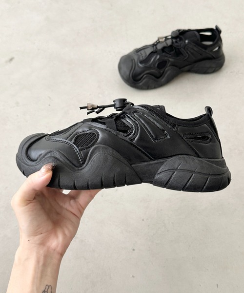 CLEA（クレア）の「ドロストボリュームソール厚底スニーカーサンダル/スポーツサンダル（サンダル・レディース・ブラック/グレー/ブラウン・23.5cm/24.5cm）」の20枚目の写真