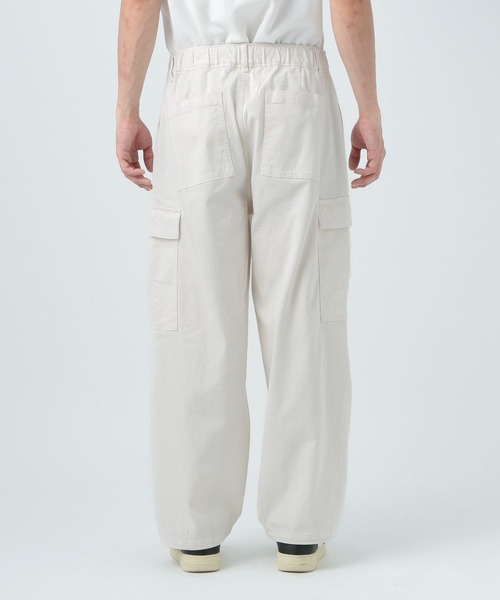 BAYFLOW（ベイフロー）の「ストレッチワイドカーゴパンツ（カーゴパンツ・メンズ・チャコール/ブルー/ホワイト・LARGE/MEDIUM）」の18枚目の写真