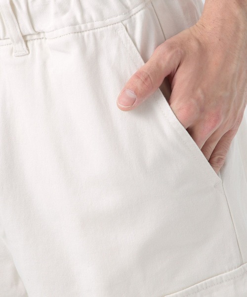 BAYFLOW（ベイフロー）の「ストレッチワイドカーゴパンツ（カーゴパンツ・メンズ・チャコール/ブルー/ホワイト・LARGE/MEDIUM）」の8枚目の写真