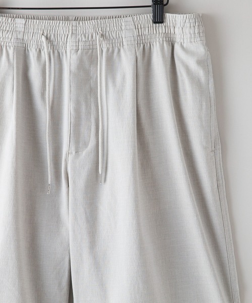 JEANS MATE(ジーンズメイト)の「【NATURAL STORY/ナチュラルストーリー】快適リネンタッチショートパンツ(その他パンツ・メンズ・チャコールグレー/ネイビー/オフホワイト/カーキ・MEDIUM/LARGE/X-LARGE)」の1枚目の写真