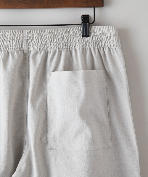 JEANS MATE(ジーンズメイト)の「【NATURAL STORY/ナチュラルストーリー】快適リネンタッチショートパンツ(その他パンツ・メンズ・チャコールグレー/ネイビー/オフホワイト/カーキ・MEDIUM/LARGE/X-LARGE)」の8枚目の写真