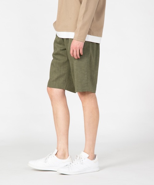 JEANS MATE(ジーンズメイト)の「【NATURAL STORY/ナチュラルストーリー】快適リネンタッチショートパンツ(その他パンツ・メンズ・チャコールグレー/ネイビー/オフホワイト/カーキ・MEDIUM/LARGE/X-LARGE)」の21枚目の写真