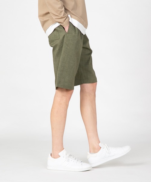 JEANS MATE(ジーンズメイト)の「【NATURAL STORY/ナチュラルストーリー】快適リネンタッチショートパンツ(その他パンツ・メンズ・チャコールグレー/ネイビー/オフホワイト/カーキ・MEDIUM/LARGE/X-LARGE)」の19枚目の写真