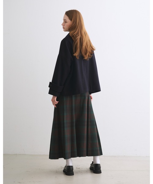 Traditional Weatherwear(トラディショナルウェザーウェア)の「MALTON PEA COAT(ピーコート・レディース・ネイビー・32)」の4枚目の写真