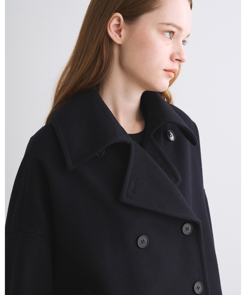 Traditional Weatherwear(トラディショナルウェザーウェア)の「MALTON PEA COAT(ピーコート・レディース・ネイビー・32)」の5枚目の写真