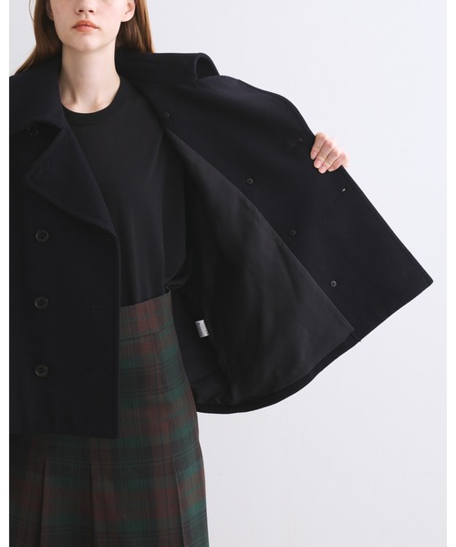 Traditional Weatherwear(トラディショナルウェザーウェア)の「MALTON PEA COAT(ピーコート・レディース・ネイビー・32)」の7枚目の写真