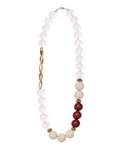 Ameri（アメリ）の「MEDI 3WAY JUMBLE STONE NECKLACE