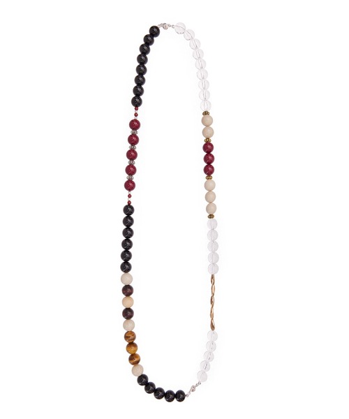 【新品未使用】MEDI 3WAY JUMBLE STONE NECKLACE Ameri（アメリ）の「MEDI 3WAY JUMBLE STONE NECKLACE