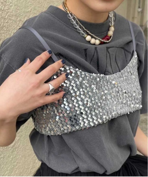 Ameri（アメリ）の「MEDI 3WAY JUMBLE STONE NECKLACE
