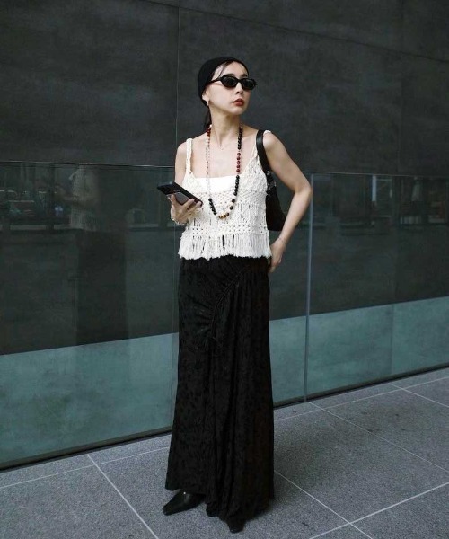 【新品未使用】MEDI 3WAY JUMBLE STONE NECKLACE Ameri（アメリ）の「MEDI 3WAY JUMBLE STONE NECKLACE