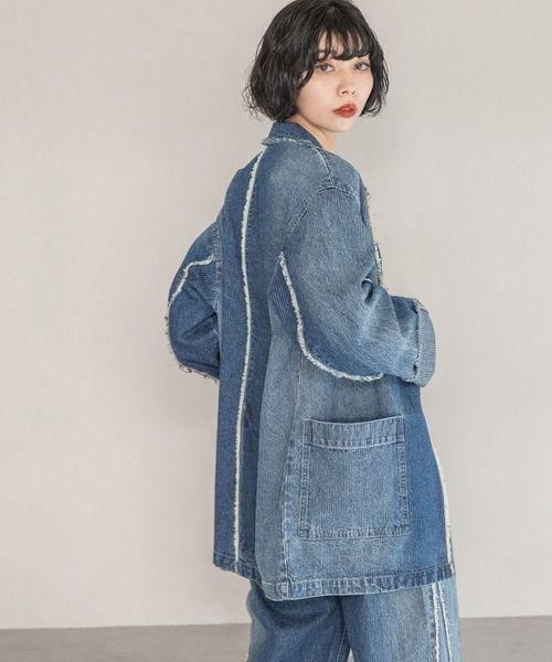 PAGEBOY ストライプデニムジャケット 楽天市場】【SALE／36%OFF】ストライプデニムジャケット PAGEBOY
