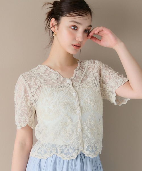 シアーボレロカーディガン （CORAL） シアーボレロカーディガン （CORAL） - メルカリ