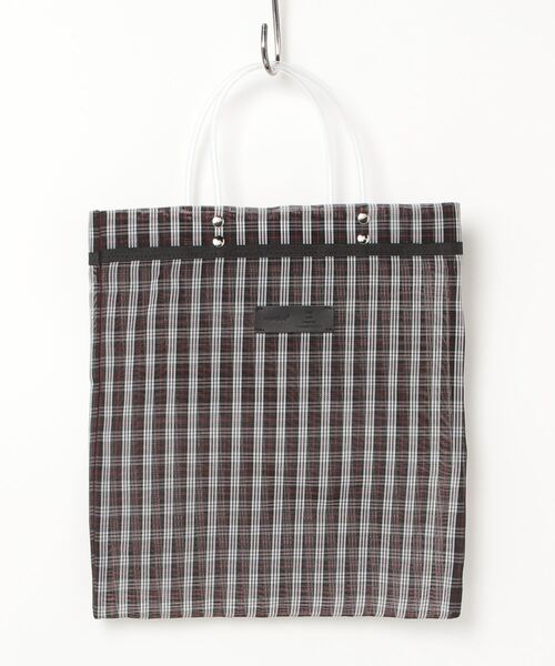 MAISON mou（メゾンムー）の「【Moon Bird/ムーンバード】MEXICAN TULLE TOTE（トートバッグ・レディース・ブルー系その他2/ブラック/ブラック系その他・FREE）」の2枚目の写真