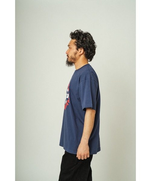BIG MIKE(ビッグマイク)の「BIG MIKE ビッグマイク マイク ペッパー 半袖プリント Tシャツ 102428600(Tシャツ/カットソー・メンズ・ホワイト/ブラック・LARGE/MEDIUM/X-LARGE)」の3枚目の写真
