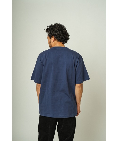BIG MIKE(ビッグマイク)の「BIG MIKE ビッグマイク マイク ペッパー 半袖プリント Tシャツ 102428600(Tシャツ/カットソー・メンズ・ホワイト/ブラック・LARGE/MEDIUM/X-LARGE)」の4枚目の写真