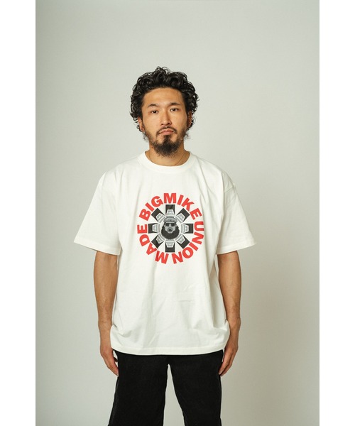 BIG MIKE(ビッグマイク)の「BIG MIKE ビッグマイク マイク ペッパー 半袖プリント Tシャツ 102428600(Tシャツ/カットソー・メンズ・ホワイト/ブラック・LARGE/MEDIUM/X-LARGE)」の7枚目の写真