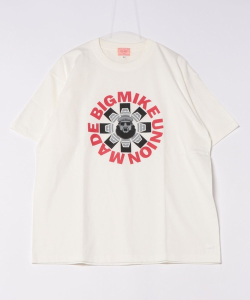 BIG MIKE(ビッグマイク)の「BIG MIKE ビッグマイク マイク ペッパー 半袖プリント Tシャツ 102428600(Tシャツ/カットソー・メンズ・ホワイト/ブラック・LARGE/MEDIUM/X-LARGE)」の9枚目の写真