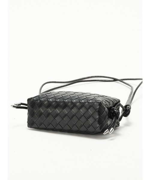 ZAKKA-BOX（ザッカボックス）の「イントレチャートミニポシェット（ショルダーバッグ・レディース・ブラック/シルバー/ベージュ/シルバー系/ブラウン・FREE）」の12枚目の写真