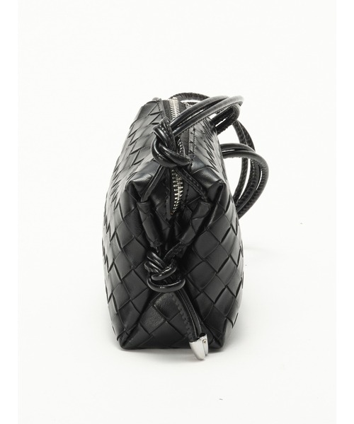 ZAKKA-BOX（ザッカボックス）の「イントレチャートミニポシェット（ショルダーバッグ・レディース・ブラック/シルバー/ベージュ/シルバー系/ブラウン・FREE）」の11枚目の写真