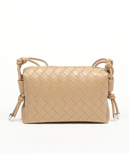 ZAKKA-BOX（ザッカボックス）の「イントレチャートミニポシェット（ショルダーバッグ・レディース・ブラック/シルバー/ベージュ/シルバー系/ブラウン・FREE）」の17枚目の写真