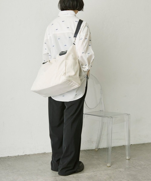 WEB限定カラーあり》ショルダー付き/樹脂パーツトートバッグLサイズ WEB限定カラーあり》ショルダー付き/樹脂パーツトートバッグLサイズ