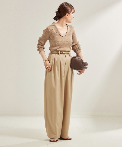 plage（プラージュ）の「TAILOR COLLAR RIB プルオーバー