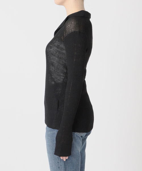 plage（プラージュ）の「TAILOR COLLAR RIB プルオーバー（ニット
