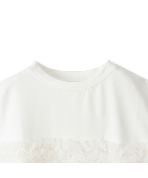 LAUTREAMONT(ロートレアモン)の「【一部店舗&WEB限定】フリルチュールノースリカットソー(Tシャツ/カットソー・レディース・オフホワイト/ブラック・9号)」の12枚目の写真