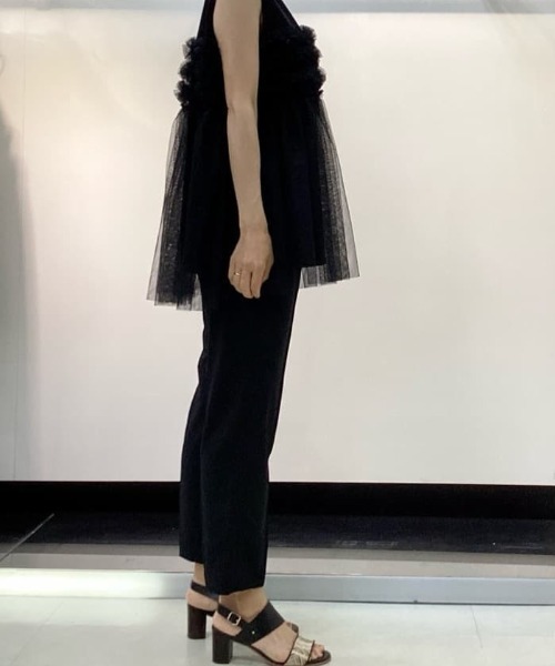LAUTREAMONT(ロートレアモン)の「【一部店舗&WEB限定】フリルチュールノースリカットソー(Tシャツ/カットソー・レディース・オフホワイト/ブラック・9号)」の17枚目の写真