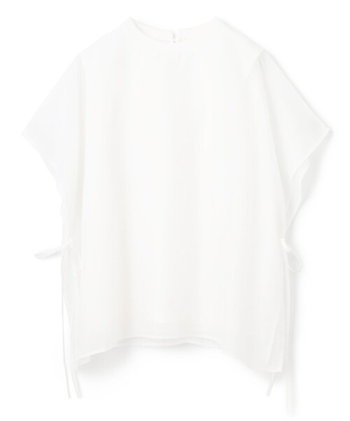 UNFILO(アンフィーロ)の「【洗える】シアーレイヤード Tシャツ(Tシャツ/カットソー・レディース・ブラック系/ホワイト系・MEDIUM/SMALL)」の7枚目の写真