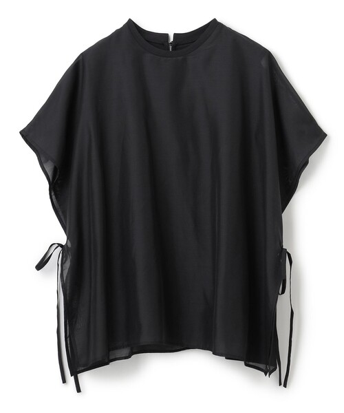 UNFILO(アンフィーロ)の「【洗える】シアーレイヤード Tシャツ(Tシャツ/カットソー・レディース・ブラック系/ホワイト系・MEDIUM/SMALL)」の8枚目の写真