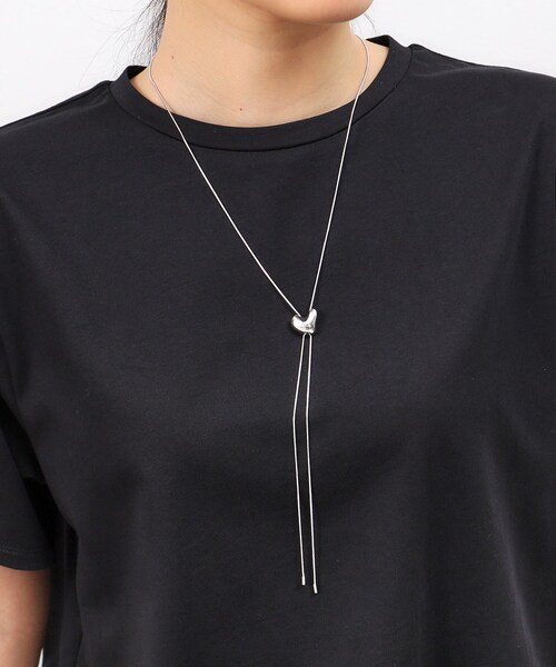 OPAQUE.CLIP(オペークドットクリップ)の「◆ハートスライドネックレス(ネックレス・レディース・ゴールド/シルバー・00)」の3枚目の写真