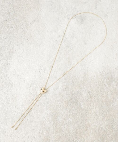 OPAQUE.CLIP(オペークドットクリップ)の「◆ハートスライドネックレス(ネックレス・レディース・ゴールド/シルバー・00)」の4枚目の写真