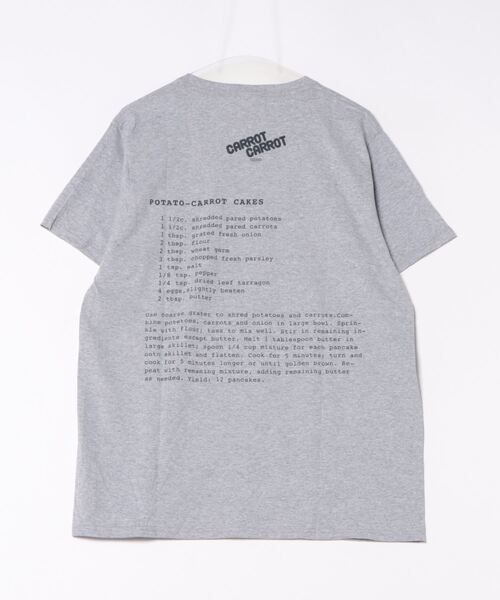 THEATRE PRODUCTS(シアタープロダクツ)の「ベジタブルTシャツ-CARROT-(Tシャツ/カットソー・レディース・グレー・FREE)」の2枚目の写真