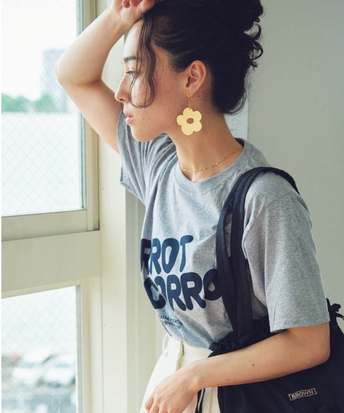 THEATRE PRODUCTS(シアタープロダクツ)の「ベジタブルTシャツ-CARROT-(Tシャツ/カットソー・レディース・グレー・FREE)」の21枚目の写真