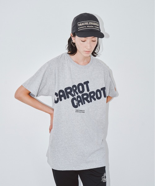 THEATRE PRODUCTS(シアタープロダクツ)の「ベジタブルTシャツ-CARROT-(Tシャツ/カットソー・レディース・グレー・FREE)」の7枚目の写真