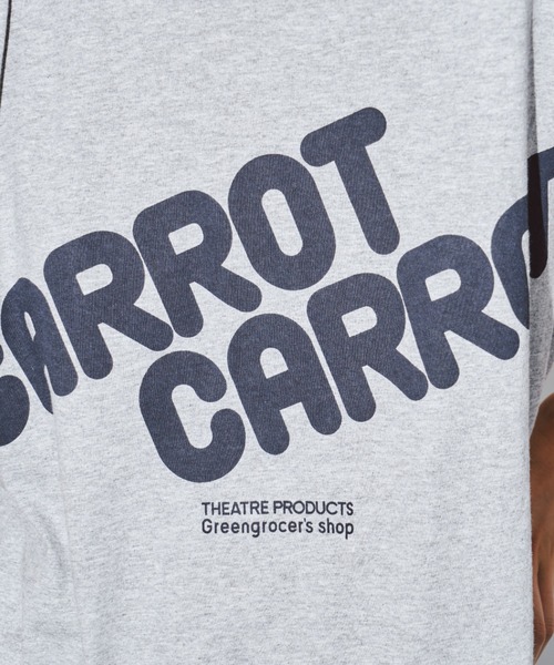 THEATRE PRODUCTS(シアタープロダクツ)の「ベジタブルTシャツ-CARROT-(Tシャツ/カットソー・レディース・グレー・FREE)」の16枚目の写真