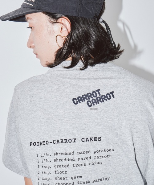 THEATRE PRODUCTS(シアタープロダクツ)の「ベジタブルTシャツ-CARROT-(Tシャツ/カットソー・レディース・グレー・FREE)」の12枚目の写真