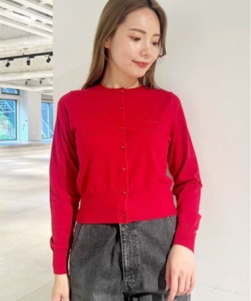 【お値下げ】CELFORDのお嬢様レッドボレロジャケット♡カーディガン カーディガン｜CELFORD（セルフォード）の通販サイト【公式】