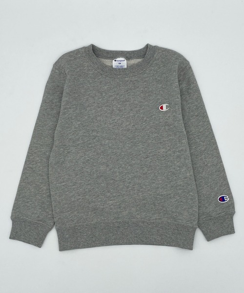 Champion(チャンピオン)の「CHAMPION/チャンピオン キッズ スウェット MUJI CK-Y001(スウェット・キッズ・ブラック/グレー/オートミール/オレンジ・100cm/110cm/120cm/150cm/160cm/130cm/140cm)」の2枚目の写真