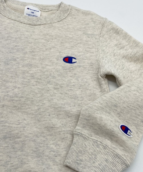 Champion(チャンピオン)の「CHAMPION/チャンピオン キッズ スウェット MUJI CK-Y001(スウェット・キッズ・ブラック/グレー/オートミール/オレンジ・100cm/110cm/120cm/150cm/160cm/130cm/140cm)」の8枚目の写真