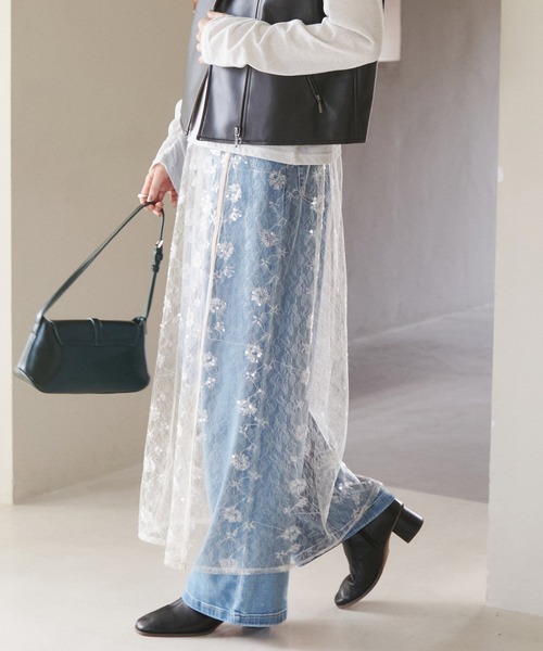 セール】シンセティックレザーノースリーブジャケット（ライダース