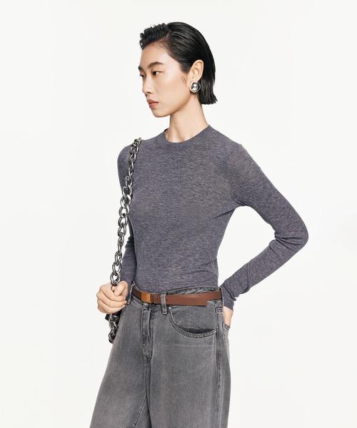 JNBY（ジェーエヌビーワイ）の「Timeless Versatility Belt（ベルト・レディース・ブラック/ブラウン・ONE SIZE）」の16枚目の写真